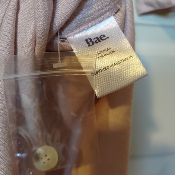 Bae the Label maternity nursing shirt dress - pink stone - Bae size xxs - Picture 5 of 9